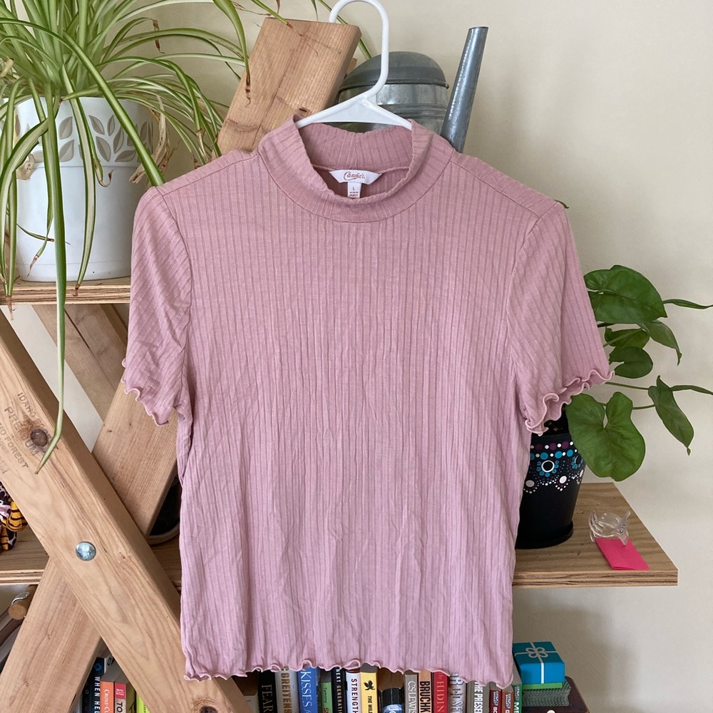 Candies size large ribbed top